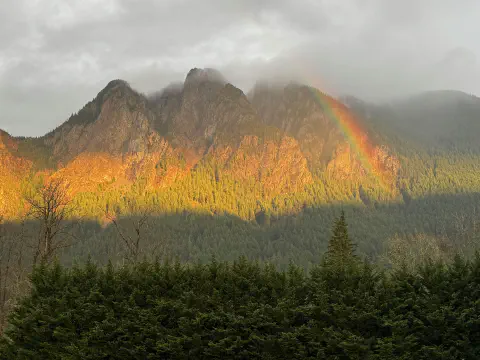 Mount Si view from Quicksilver Meadows